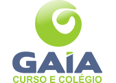 Fachada do Colégio GAIA com identidade visual da escola